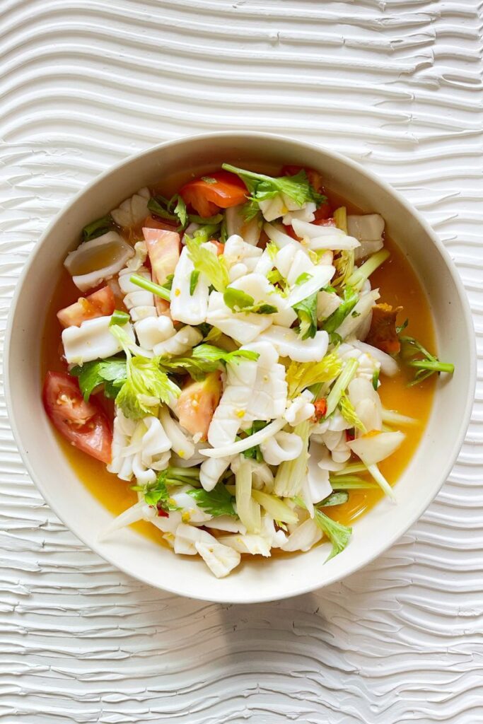 Photo Spicy Squid Salad